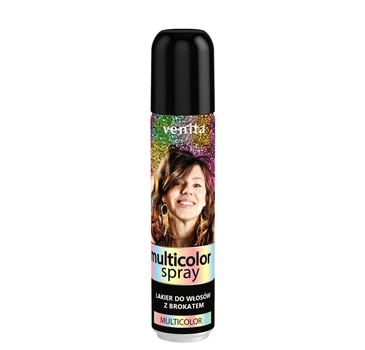 Лак для волосся з блискітками Мультикольор Venita Brocade Hair Spray Multicolor (5902101520188)