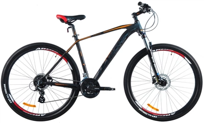 Велосипед горный алюминиевый 29 дюймов Ardis Tucan 27sp, рама 20" (Черно-оранжевый)