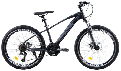 Велосипед горный подростковый Crossride Matrix 24 дюйма, рама 13" (Серый)