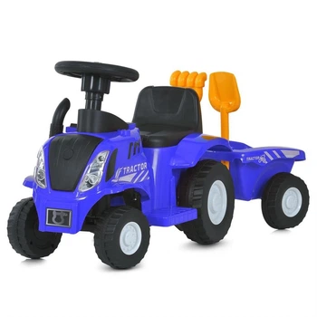 Детский электромобиль трактор Bambi M 6153B (Синий)