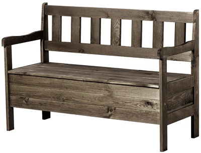 Ławka ogrodowa ze skrzynią Kadax Gravet K9765