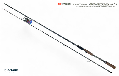Спиннинг карбоновый для хищной рыбы Siweida Amazon 6-25g 2.65 m (2750908)