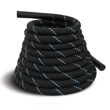 Канат тренировочный для кроссфита 15м Battle Rope WCG 38 мм, 12 кг. боевой с ручками для дома и спортзала