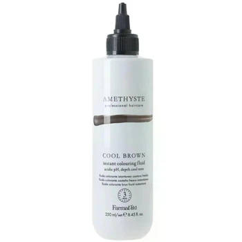 Покрасочный флюид холодный коричневый Cool Brown Blonde Farmavita Amethyste Instant Colouring Fluid 250 мл