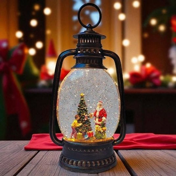 Новорічний нічник XMAS WDL-24028A вінтажний ліхтар на ялинку, декоративна LED лампа з теплим світлом