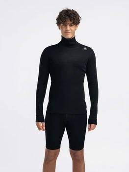 Термокофта мужская зимняя Aclima WarmWool 110981 L Черная (7334041132059)