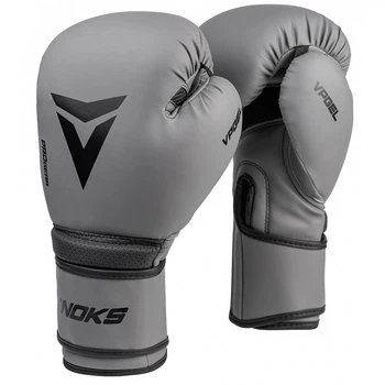 Рукавички боксерські V`Noks Ultima 10 унцій, сірі