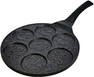Сковорода для млинців Banquet Alivia Smile GG чорна 26 см (8591022437315)