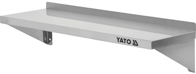 Настінна полиця Yato YG‑09040 з бортиком одинарна 900 × 300 × 180 мм (5906083002922)