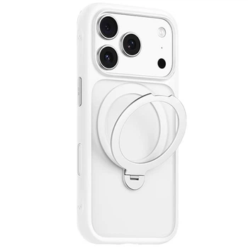 TPU+PC чохол Blueo Skin Friendly 360 Rotatable Stand with MagSafe для Apple iPhone 17 Pro Max (6.9") White
