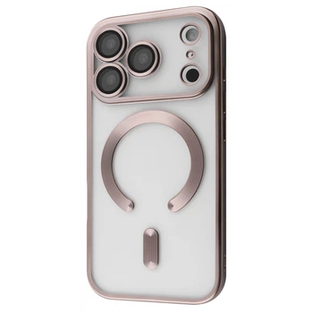 Чехол панель Wave Premium Metal Matte Case with Magnetic Ring MagSafe для Apple iPhone 17 Pro (6.3") natural titanium