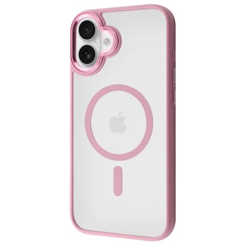 Чехол панель Ardor Case with Magnetic Ring MagSafe для Apple iPhone 17 (6.3") pink