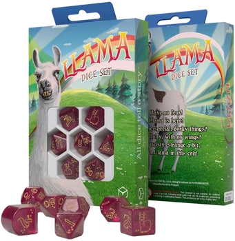 Zestaw uniwersalnych kości do gier Q-Workshop 7 szt (5907699497546)