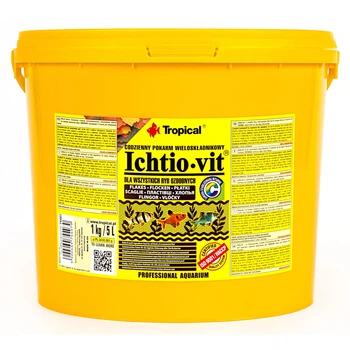Корм Tropical Ichtio-Vit для всіх акваріумних риб пластівці 21 л/ 4 кг 74409