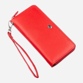Кошелек женский кожаный ST Leather Accessories 18931 Красный