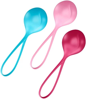 Набор вагинальных шариков Satisfyer Strengthening Balls 3.8 см 3 шт Разноцветный (4049369016501)