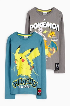 Лонгсливы Pokemon (2шт.) C&A 2220641c49 170 см комбинированные (100003121)