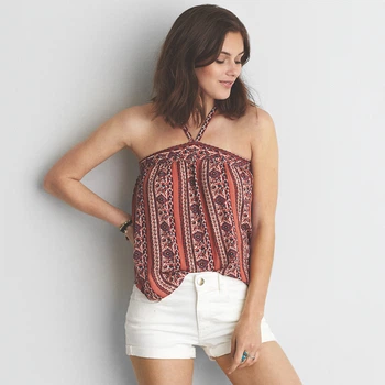 Майка AEO Floral Easy Halter CORAL L Красный (2351-7277CR)