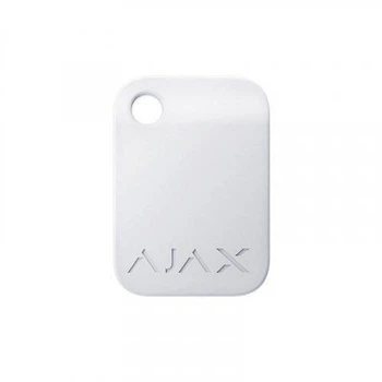Бесконтактный брелок управления Ajax Tag white (100pcs)