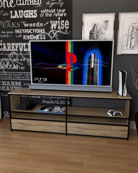 Тумба под ТВ в стиле лофт EcoLoft Грейсон DSP-1303-1