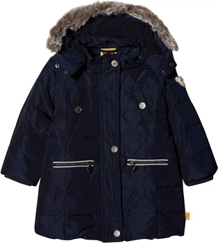 Пальто для девочки Steiff Classic Red 6843219 110 см темно-синее