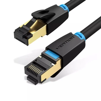 Мережевий кабель Vention Cat.8 SFTP Patch Cable 15M Black (IKABN) (IKABN)