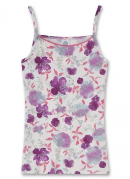Топ для девочки Sanetta Flowers 344623 164 см слоновая кость
