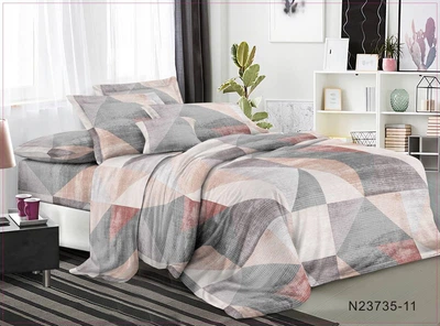 Комплект постельного белья Vital Textile евро бязь 3D Premium 200х220 см (BPе-311)