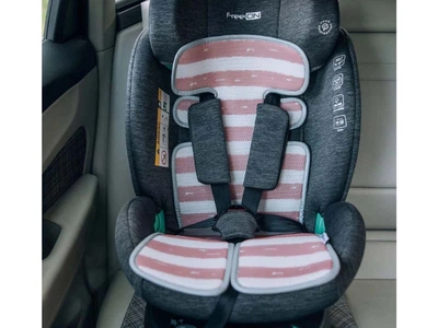 Підкладка для коляски та автокрісла FreeON, pink - white (48723)