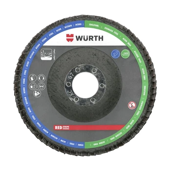 Круг пелюстковий Wurth 1579400528 Red Stripe G80 125*22,2 мм