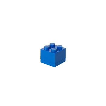 Міні-бокс для зберігання Цеглинка LEGO® 4 синій (40111731)