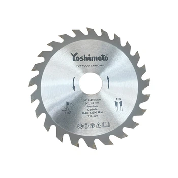 Диск пильный по дереву Yoshimoto Y13-560 40T 125*22,2 мм – фото