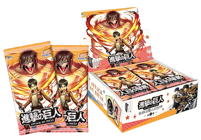 Коробка Колекційних бустер-упаковок Атака Титанів Attack on Titan CB AOT 01