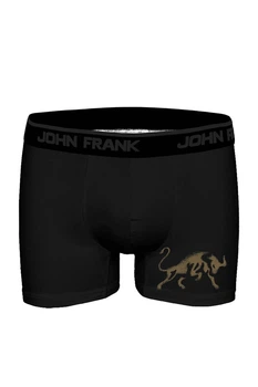 Трусы боксеры John Frank 50(L) Чёрный принт (Bulls) (129702)