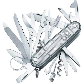 Ніж складаний, мультитул Victorinox Swisschamp (91мм, 31 функція), сріблястий проз. 1.6794.T7