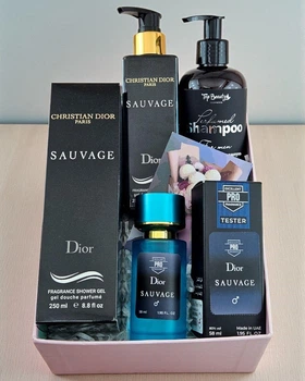 Подарочный набор косметики No Brand в стиле Dior Sauvage 3 в 1