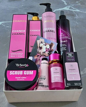 Подарунковий набір косметики No Brand в стилі ChaneІ Chance Eau Tendre 6 в 1 ver.02