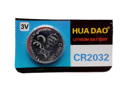 Батарейка дискова 3V HUA DAO CR2032 (18600)