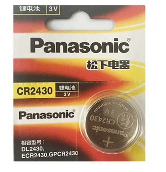 Батарейка дисковая 3V Panasonic CR2430 (18591)