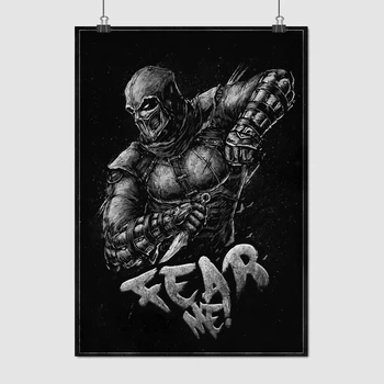 Постер Мортал Комбат, Нуб Сайбот, Mortal Kombat, Noob Saibot, A1 85×60 см (id0538)