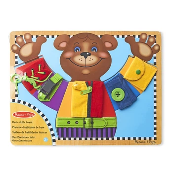 Melissa & Doug: Деревянная доска с застежками