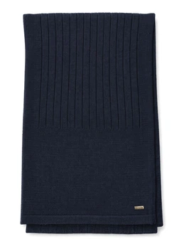 Шарф мужской Tom Tailor полиакрил темно-синий, размер 180×30 см (MG-TT-00182-1-44)