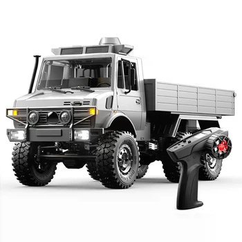 ⭐️CR01 UNIMOG⭐️ Машинка на радіокеруванні JJRC C8823 Mercedes Unimog 6x6 | Сіра