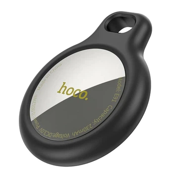 Брелок-трекер Hoco E91 черный Bluetooth трекер для поиска вещей сигнализация и отслеживание (581869)