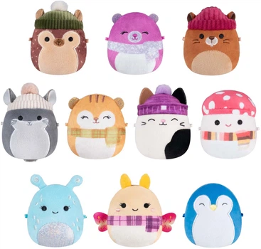 Zestaw maskotek Squishmallows Micromallows Winter 18 cm 10 szt 4530386 (191726895138)