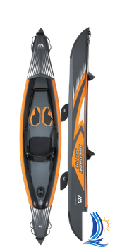 Надувний каяк Tomahawk Air-K 375 зелений 1 місцевий 3.75 м 16.6 кг 3 камери (375)