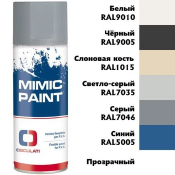 Фарба для суден Mimic Paint 400 мл чорна для реставрації виробів з ПВХ та неопрена (52.570.02)