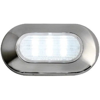 Светильник LED Osculati накладной синий 12 В 12 Вт нержавеющая сталь IP67
