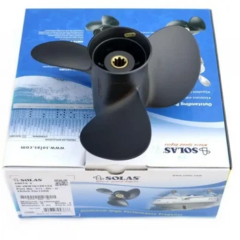 Гребной винт Solas Amita 3211-099-13 алюминиевый 9.9″ 3-лопастной для моторов Yamaha/Mercury/Parsun (3211-099
