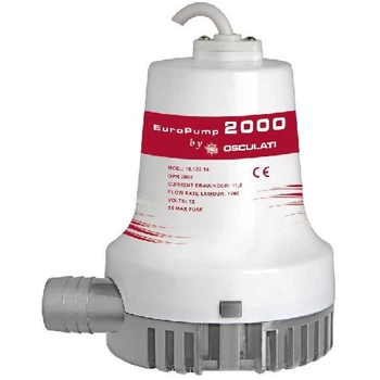 Помпа трюмна занурювальна Osculati Europump II 2000 12 В 128 л/хв висота підйому 3.5 м (128 л/хв)